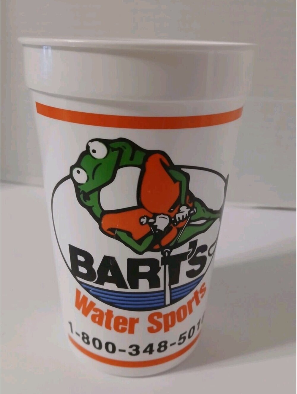 Bart's Water Sports Plastic Cup 25 Years Advertising Memorabilia